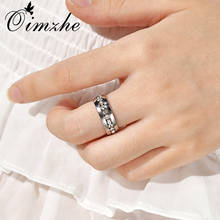 Oimzhe блестящие 1 украшение из кристаллов женские кольца 6 мм 316L из нержавеющей стали серебряные свадебные кольца для девушки юбилей подарки 2024 - купить недорого