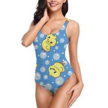 New 2021 Sexy One Piece Swimsuit Female Backless Bodysuit Swimwear Japanese Comic Duck Women Bathing Suit Swimming Beach Wear 2024 - buy cheap