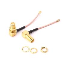 5pcs SMA Female Right Angle To Ufl/IPX/IPEX RF Coaxial Adapter RG178 Pigtail Cable 5cm 2024 - buy cheap