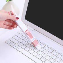 Computer Keyboard Cleaning Brush 2 in 1 Multifunctional Window Crevice Groove Nook Dust Shovel Nook Cranny Home Cleaning Tool 2024 - buy cheap