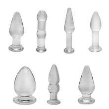 Pyrex Crystal Glass Anal Plug Big Long Glass Butt Plug Penis Adult G-spot Male Masturbator Dildo Gay Sex Toys 2024 - buy cheap