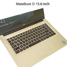 OVY-cubiertas de teclado para HUAWEI MateBook D PL W29 MRC W60, cubierta protectora antipolvo de TPU transparente de 15,6 pulgadas, Protector de piel de silicona 2024 - compra barato