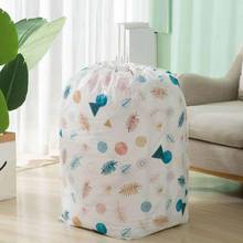 1pc dobrável triângulo limão impressão drawstring vestuário cobertor saco de armazenamento colcha bolsa saco de embalagem de brinquedo para casa grande organizador 2024 - compre barato