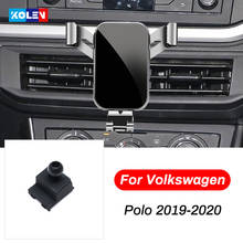 Soporte de teléfono móvil para coche, montaje especial de navegación para Volkswagen VW Polo MK6 2019 2020 2024 - compra barato