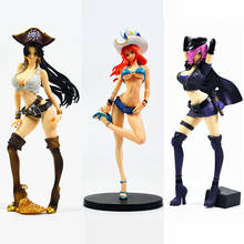 20CM Anime One Piece Figure POP Snake Empress Boa Hancock Sitting