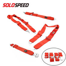TK Racing 4 Point Safety Harness Camlock 3＂Strap Seat Belt with Logo 2024 - buy cheap