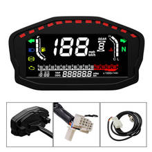 Motorcycle Digital LCD Speedometer Odometer Tachometer Retrofit ABS Fuel Gauge Meter Speed Water Temperature Gauge Tools 2024 - buy cheap