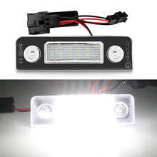 2pcs/1pair Canbus White Car Number License Plate Lamp Light 12V Error Free For VW Skoda Octavia Facelift Facelifted Roomster 5J 2024 - buy cheap