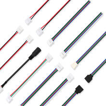 5PCS 10PCS 2Pin 3Pin 4Pin 5Pin LED Strip Connector for RGB RGBW 5050 LED Strip Wire Connection Extension Connector Cable 2024 - buy cheap