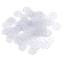 200Pcs Earrings Clear Disc Pads to Stabilize Earrings Plastic Ear Anti Pain Comfort Round Discs Kit for Earrings Backs 2024 - buy cheap