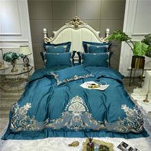 2020 Luxury Egypt Cotton splendid palace Bedding Set Embroidery Duvet Cover Bed Sheet Pillowcases Queen King Size 4/6Pcs 2024 - buy cheap