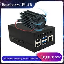 Raspberry Pi 4 Aluminum Case Mini ICE Tower Cooling System with 25mm Quiet Cooling Fan + Heatsink Kit for Raspberry Pi 4 model B 2024 - buy cheap