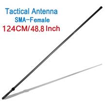 SMA-Female 124CM Dual Band 144/430Mhz Foldable Tactical Antenna For Baofeng UV-5R UV-82 BF-888S Ham Radio AR-F8 2024 - buy cheap