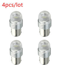 Bombillas LED 1156 BA15S, señal de giro, luz de freno inversa, 12V, blanco, envío directo, 4 unids/lote 2024 - compra barato