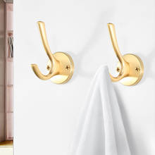European-Style Golden Wall Hook Storage Clothes Organier Coat Rack Key Hanger Home Accessories Modern Minimalist Organization 2024 - buy cheap