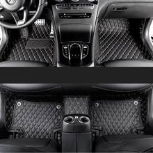 fiber leather car interior floor mat for mercedes benz e-class w211 w212 w213 e200 e300 e350 c207 2003-2020 car accessories 2024 - buy cheap