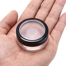 10g plastic empty loose powder pot with sieve cosmetic makeup jar container 2024 - buy cheap