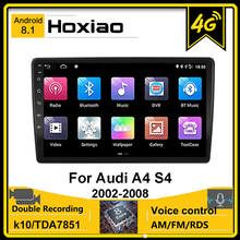 Rádio gps do carro de android 8.1 para audi a4 2 3 b6 b7 2000-2009 s4 2002-2008 rs4 2005-2009 nenhum dvd am rds 4g wifi carplay jogador estéreo 2024 - compre barato