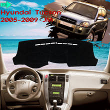 Cubierta de salpicadero, alfombrilla para salpicadero, parasol Interior, accesorios para coche, para Hyundai Tucson 2005, 2006, 2007, 2008, 2009, JM 2024 - compra barato