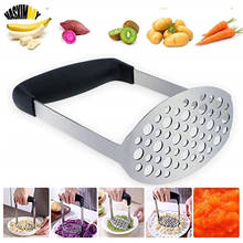 Stainless Steel Potato Masher Potatoes Mud Pressure Machine Ricer Vegetable And Fruit Press Tools Kitchen Gadgets Accessories 2024 - buy cheap