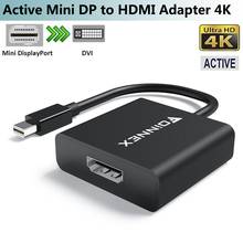 Переходник FOINNEX Active Mini DisplayPort-HDMI, 4K Thunderbolt-HDMI для Surface Pro 6 5 4 3,Mac,MacBook Pro,Air 2024 - купить недорого
