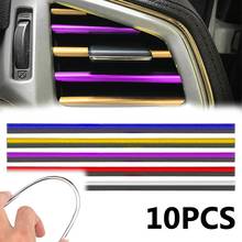 10Pcs Universal U Shape Car Air Conditioner Outlet Trim Strip Grille Decoration Car Styling Accessories 2024 - buy cheap