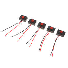 5 Pieces 12V-24V Car Horn Momentary Self Reset Push Button Switch with 2 Wire 2024 - buy cheap