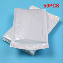 50pc 11*11cm Plastic White Foam Envelope Bag Mailers Padded Shipping Envelope with Bubble Mailing Bag Gift Wrap Storage Bags 2024 - buy cheap