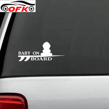 Car Stickers Decor Motorcycle Decals Baby on Board Surf Board Decorative Accessories Creative Sunscreen Waterproof PVC, 2024 - buy cheap