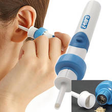 Removedor elétrico de cera de ouvido, dispositivo de limpeza a vácuo, ferramenta sem dor para pedras auriculares 2024 - compre barato