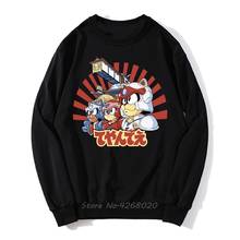 Anime Samurai Pizza Cats Hoodie Men's Pullover Fleece Hoodies Sweatshirt Streetwear Harajuku 2024 - buy cheap