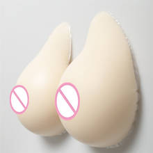 Peitos falsos para mulheres, ampliador de peito pequeno e plano, copo d de 1200 tamanhos de silicone, mastectomy, silicone artificial 2024 - compre barato