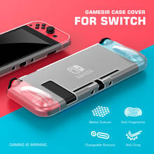 Чехол GameSir для Nintendo Switch NS Joy-Con, аксессуары для консоли контроллера, PC/TPU, чехол со слотом для игровой карты 2024 - купить недорого