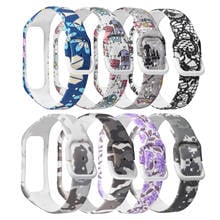 Bracelet Band Replacement Strap For Samsung For Galaxy Fit 2 R220 Silicone Printed Replacement Strap Drop Shipping Wholesale 2024 - buy cheap