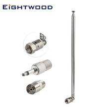 Eightwood Indoor Universal 75 Ohm Unbal Telescopic Aerial FM Radio Antenna for Table Top Radio and AV Stereo Receiver System 2024 - buy cheap