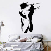 Hug men and women Wall Decal Loving Couple Beautiful Love Wall Decals Bedroom Interior Decor Mural Vinyl sexy Stickers C055 2024 - buy cheap