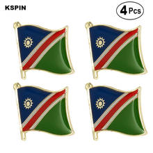 Namibia Flag Pin Lapel Pin Badge  Brooch Icons 4pcs 2024 - buy cheap