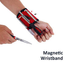 Kit de acessórios para eletricista, pulseira magnética, parafuso de sucção, bolsa para ferramentas portátil 2024 - compre barato