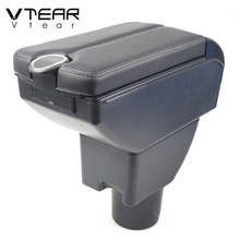 Vtear For Hyundai Getz Armrest Interior Car Arm Rest Storage Box Leather Center Console Accessories Car-Styling Parts 2007 2008 2024 - buy cheap