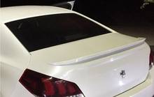 Rqxr unpainted abs cauda asa tronco viseira spoiler traseiro lábio para peugeot 508 2024 - compre barato