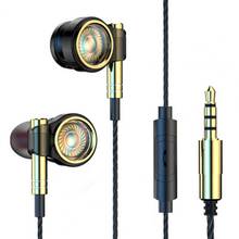 QKZ-auriculares dinámicos SK6 para videojuegos, audífonos estéreo de graves pesados con cable Inear y micrófono, 3,5mm, HiFi 9D, PK. qkz vk4 vk6 2024 - compra barato