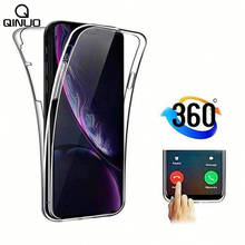 Luxury Soft 360 Full Cover Phone Case for Xiaomi Redmi Note 9 9S 8 8T 7 6 5 Pro 7A 8A 9 9A 9C K20 K30 Pro Clear Shockproof Cover 2024 - buy cheap