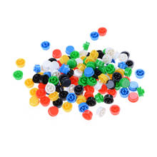 20pcs Mixed Color Round Tactile Button Caps Kit For 12x12x7.3MM Tact Switches New Product Offers 2024 - buy cheap