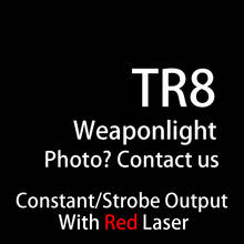 Tactical TLR Fullsize LED Weapon Light With Red Laser Sight For Pistol Hunting Glock 1 8 Laser Flashlight 2024 - buy cheap