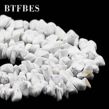 BTFBES Natural Stone Howlite Irregular Gravel beads spacers beads DIY Charm bracelet  Ear Studs For Jewelry making 4-10MM 2024 - buy cheap