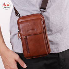 Brand Men's Bags 100% High Quality Genuine Leather Shouder Messenger Bag For Man Fashion Causal Crossbody Tote Bags New Style 2024 - buy cheap