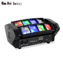 Moving Head DJ Lights Lyre RGBW 8X6W Mobile Spider Led Beam Lights For Stage Party Nightclub Wedding 2024 - buy cheap