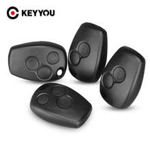 KEYYOU 15pcs Key Shell Fob 2/3 Buttons Case For Renault Megane Modus Espace Laguna Logan Sandero Fluence Clio For NISSAN ALMERA 2024 - buy cheap