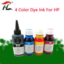Краска для принтера HP,4 цвета + 100 мл, чернила премиум-класса, чернила для принтера HP, все модели 302XL 62XL 63XL 301XL 304XL 2024 - купить недорого