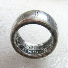 Chinese Coin Reproduction Silver Plated Ring Handcrafted US In Sizes 8-16 2024 - buy cheap